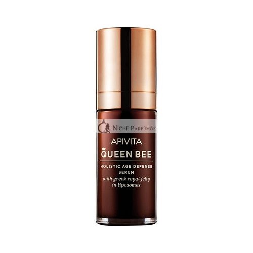 APIVITA Queen Bee Holistic Age Defense Serum 1.01 fl.oz. Anti-aging Firming Restoring Serum with Royal Jelly Hyaluronic Acid Reduces Wrinkles Increases Skin Elasticity and Firmness