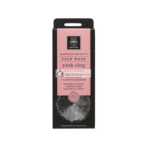 Apivita Pink Clay Face Mask 2 x 8ml