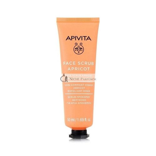 Apivita Face Scrub with Apricot Gentle Exfoliating 50ml Women's Skin Care