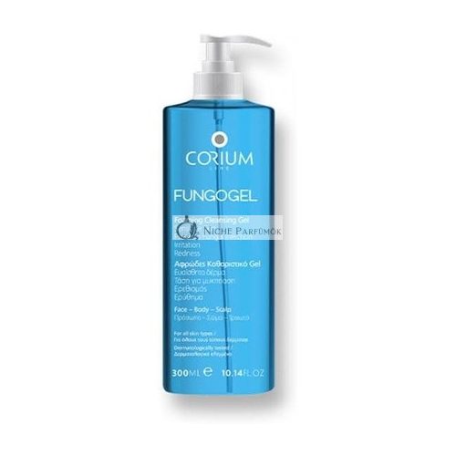 Corium Line Fungogel Foaming Cleansing Gel for Face Body & Scalp 300ml