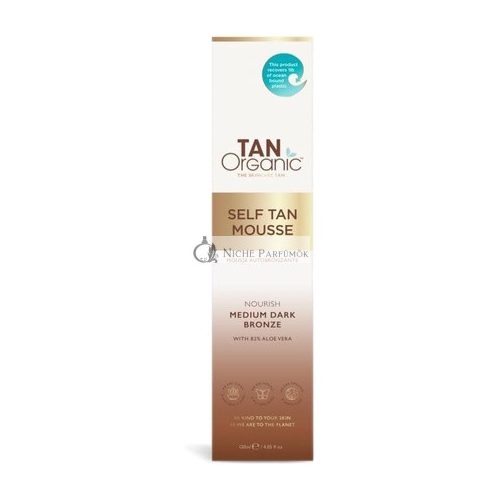 TanOrganic Self-Tanning Mousse with Natural and Certified Organic Ingredients 120ml