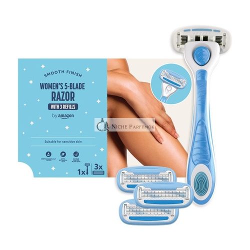 Amazon Women's 5 Blade Razor with 3 Refills