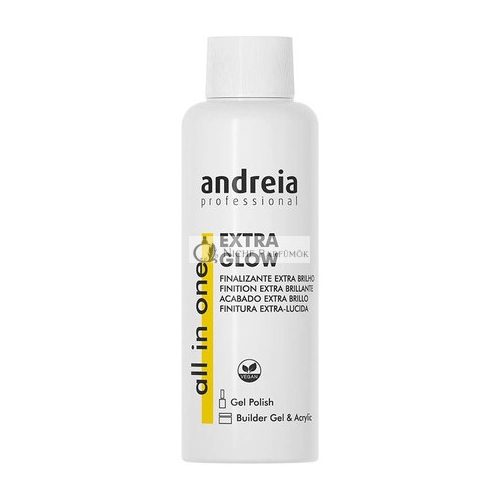 Andreia Professional Extra Glow High Shine Finish for Dipping, Gel Polish, Builder and Acrylic Nails 100ml