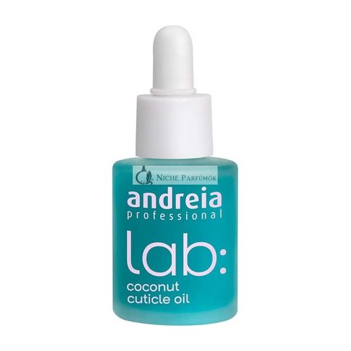 Andreia Professional Cuticle Oil LAB Nail Treatments for Weak and Damaged Nails Non-Greasy Formula Scented with Coconut Oil 10.5ml