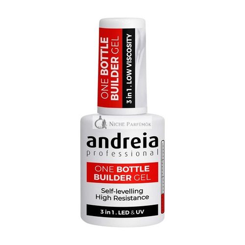 Andreia Professional Gel Builder Nail Construction Triphasic 3 in 1 LED and UV Clear 14ml