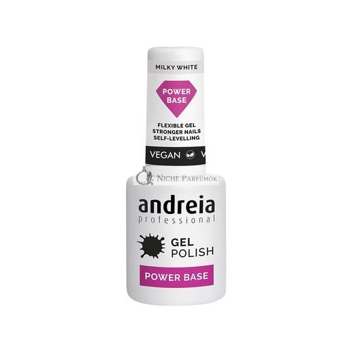 Andreia Professional Gel Polish Power Base Milky White 10.5ml