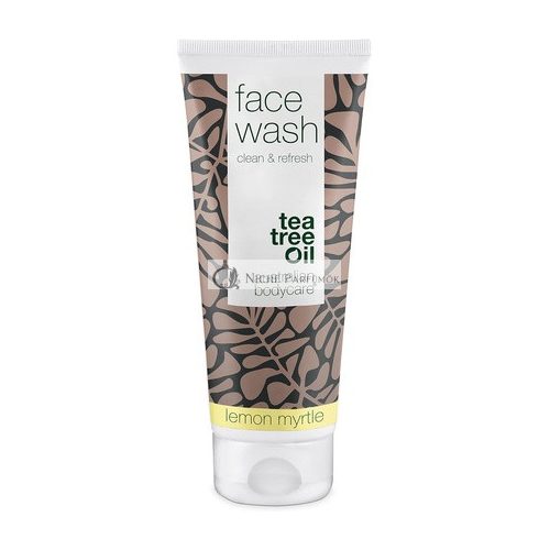 Face Wash 100ml Facial Cleanser with Tea Tree Oil and Lemon Myrtle for Oily Skin