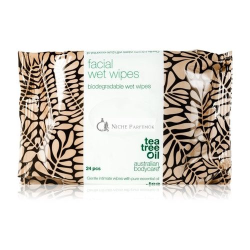 Australian Bodycare Tea Tree Oil Facial Cleansing and Makeup Remover Wipes - 24 wipes