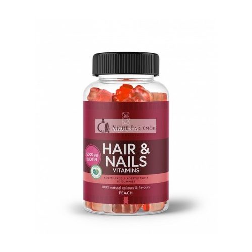 Vitayummy Hair And Nails Peach - 60 Pieces