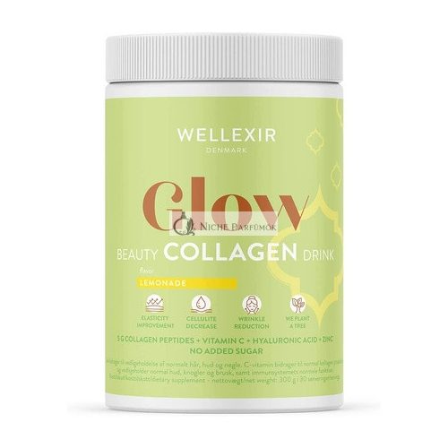 WELLEXIR Glow Beauty Drink Lemonade 360g - 60 Day Supply