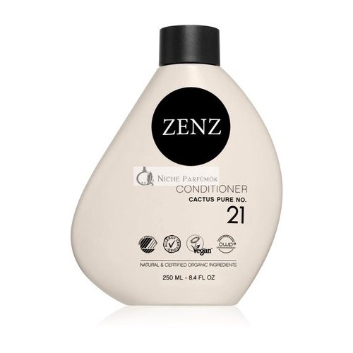 ZENZ Organic Cactus Pure No. 21 Deep Hydration Balm - 250 ml, Suitable for Allergic Individuals