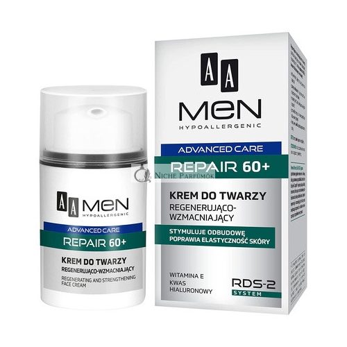 AA Men Advanced Care Repair 60+ Regenerating and Strengthening Face Cream 50ml