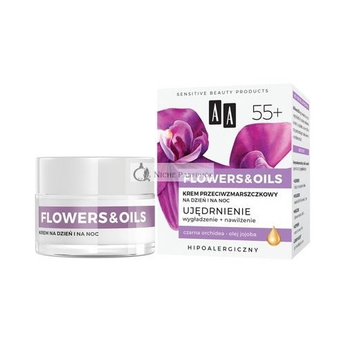 AA Flowers & Oils 55+ Firming Anti-Wrinkle Day and Night 50ml