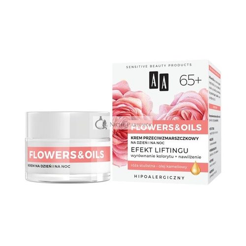 AA Flowers & Oils 65+ Lifting Effect Anti-Wrinkle Day and Night 50ml