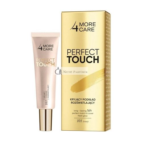 More4Care Perfect Touch Foundation with Illuminating Coverage and Hyaluronic Hydration