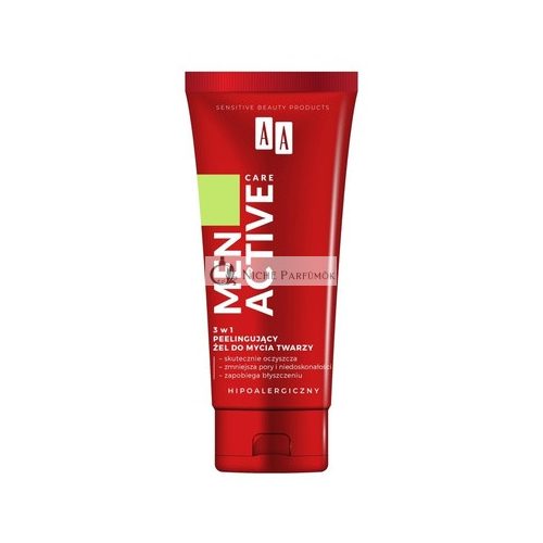 AA Men Active Care 3in1 Face Cleanser 150ml