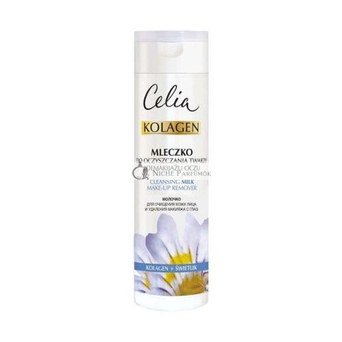 Celia Collagen Face Cleansing Milk and Eye Makeup Remover 200ml