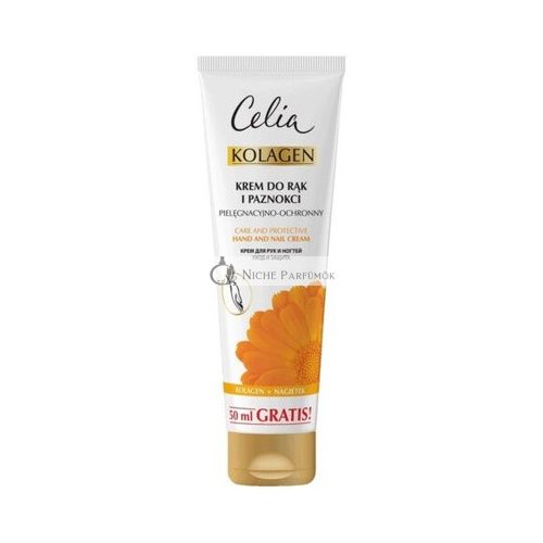 Collagen Hand and Nail Cream with Marigold 125ml Celia