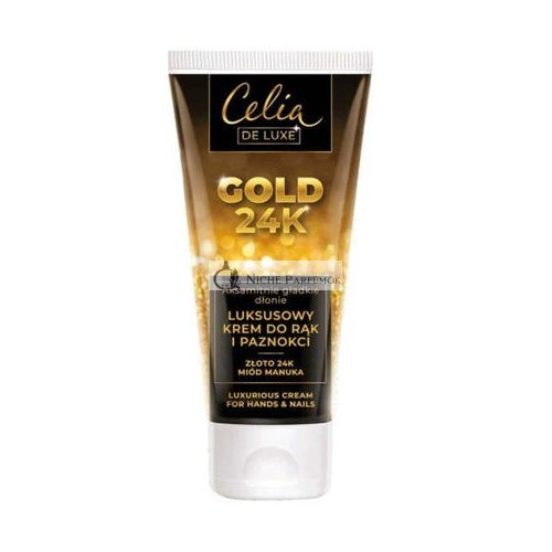 Celia De Luxe Gold 24K Luxury Cream for Hands and Nails 80ml