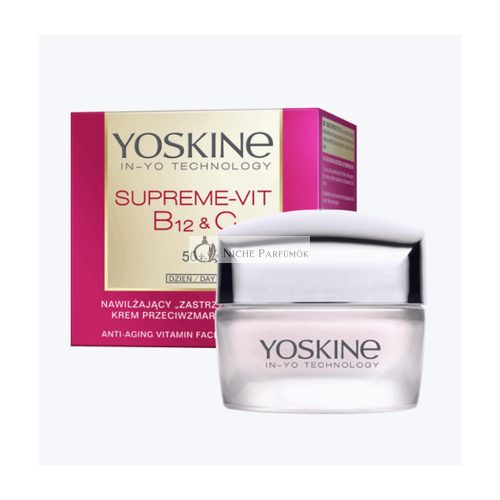 Yoskine Supreme-Vit B12 & C Anti Aging Vitamin Moisturizer 50+ Day Cream 50ml