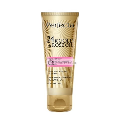 Perfecta 24k Gold Rose Fine Grain Facial Scrub 75ml