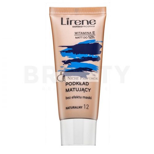 Lirene Nature Matte fluid 12 Natural fluid make-up matt hatású 30 ml