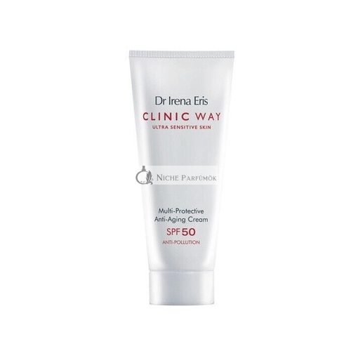 CLINIC WAY Anti Pollution Multi Protection Anti Aging Wrinkle Cream SPF50 40ml