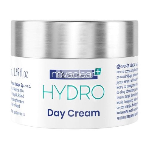 Equalan Pharma Hydro Day Cream Gel with Hyaluronic Acid, Vitamin E, Rose Hip, and Green Tea Extract 50ml