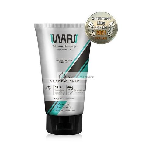 Wars Expert For Men Face Cleansing Gel Refreshing 150 Ml