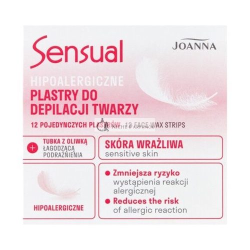 Sensual Hypoallergenic Face Depilation Patches with Tube