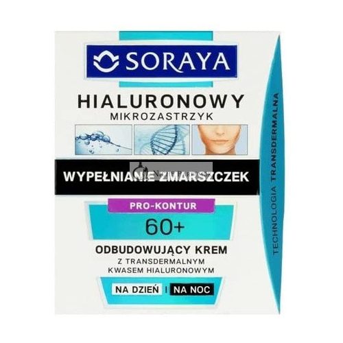 Soraya_Hialuronowy Mikrozastrzyk 60+ Odbudowuj¹Cy Krem Na Dzieñ I Noc 50ml