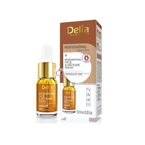 Delia 100% Regenerating Face and Neckline Serum with Argan Oil 10ml 0.33oz