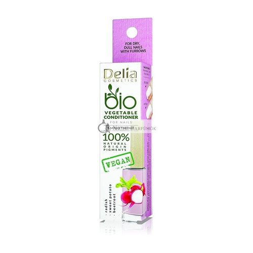 Delia Cosmetics Bio Nail Oil Vegan Nail Conditioner 11ml Radish