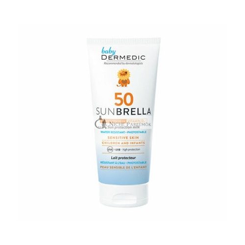 DermEdic Baby Sunbrella Protective Milk SPF50 for Children from 1 Month 100g