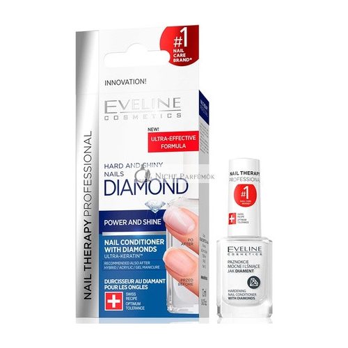 Eveline Cosmetics Professional Diamond Nail Hardener Conditioner with Diamonds 12ml