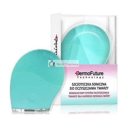 Dermofuture Silicone Electric Sonic Face Brush Cleanser Deep Pore Firming Green