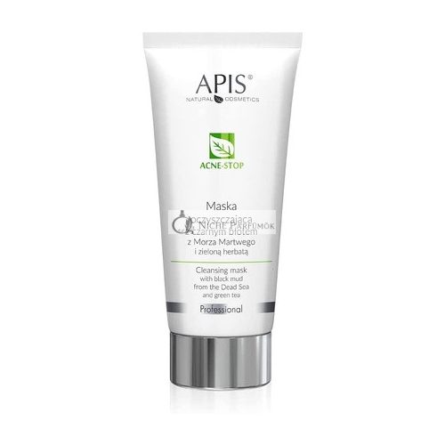 Apis Professional Acne Stop Cleansing Mask with Green Tea and Dead Sea Black Mud 200ml