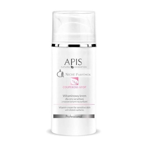 APIS Couperose Stop Vitamin Cream for Sensitive Skin with Vitamin C, Ginkgo, Ceramides and Hyaluronic Acid 100ml