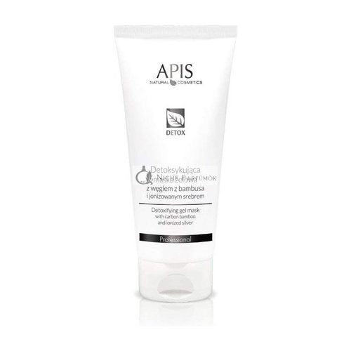 Apis Professional Detoxifying Gel Mask with Bamboo Charcoal and Ionized Silver 200ml