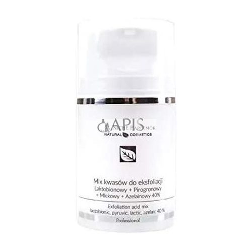 Apis Professional 40% Exfoliation Acid Mix Lactobionic Pyruvic Lactic Azelaic 50ml