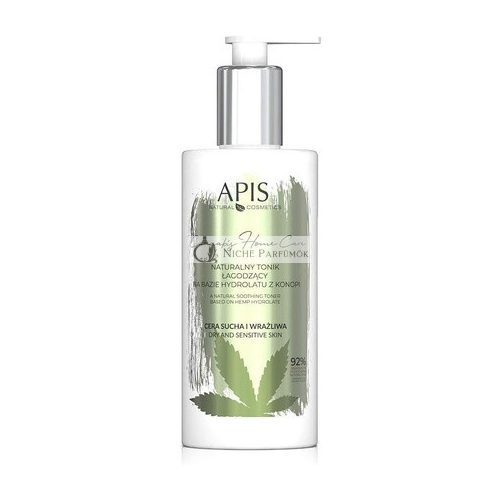 APIS Cannabis Home Care Soothing Facial Toner with Cannabis Fragrance Water and Hyaluronic Acid 300ml