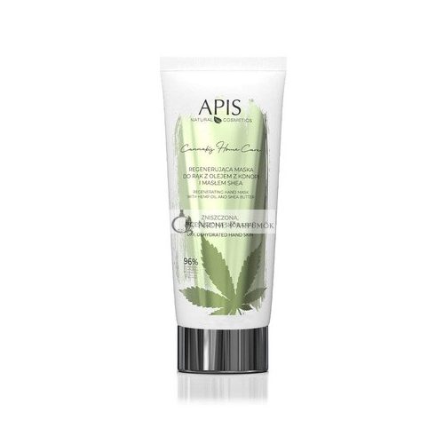 APIS CANNABIS HOME CARE Regenerating Hand Mask with Cannabis Oil and Hydromanil Complex 200ml