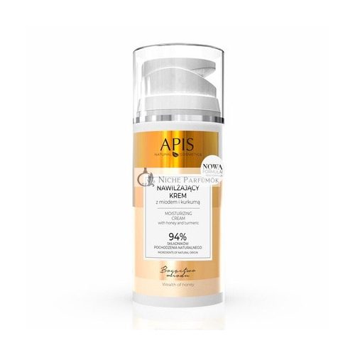 Apis Wealth of Honey Moisturizing Face Cream with Honey and Turmeric 100ml