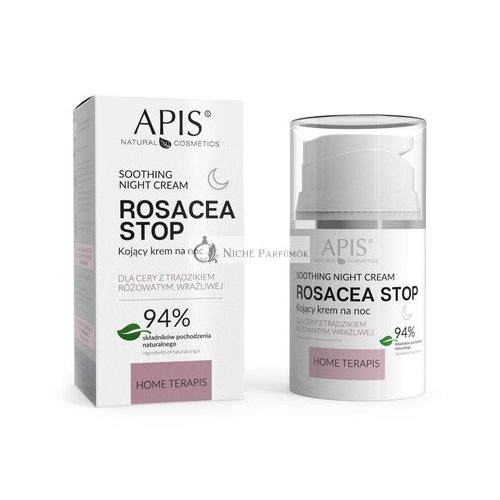 Apis Rosacea Stop Soothing Night Cream for Irritated and Sensitive Skin 50ml