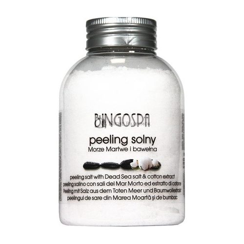 Bingospa Dead Sea Peeling Salt with Cotton Extract 580g