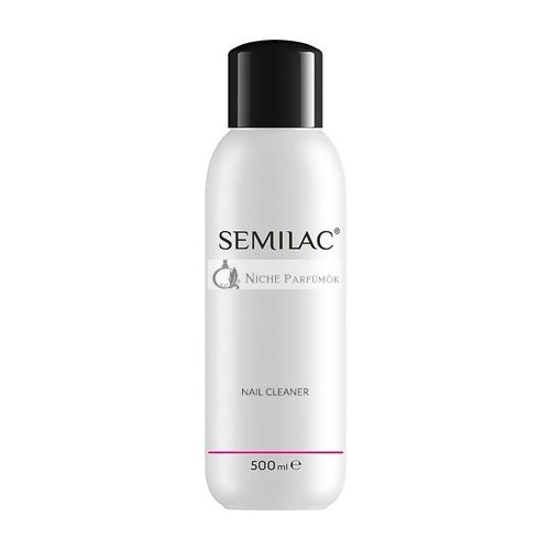 Semilac Nail Cleaner Residue Remover 500ml - Multi-Purpose Isopropanol Hybrid Nail Polish Remover for Nail Plates and Sticky Layers