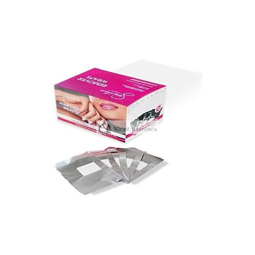 Semilac Aluminum Nail Polish Remover Wraps - 50 Count