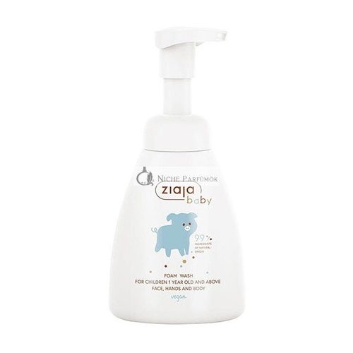 Ziaja Baby Foam Wash - 250 Ml For Childrens Face, Hands, And Body