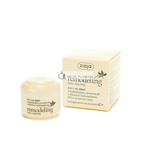 Ziaja Remodeling Anti-Wrinkle Day Cream with Collagen Formula 60+ for Mature Skin 50ml