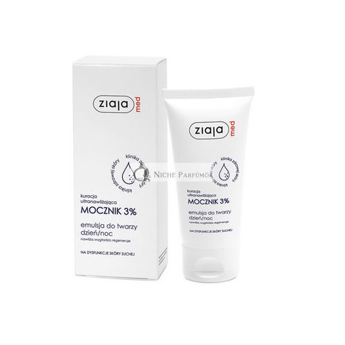 Ziaja Med Ultra Moisturizing Urea 3% Face Emulsion Day/Night Treatment